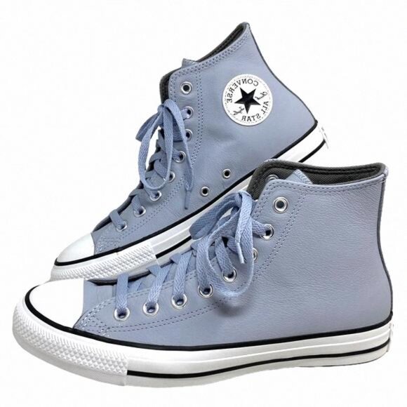 Converse Shoes - Converse Chuck Taylor High Leather Heirloom Silver A05594C Shoes Casual Women's